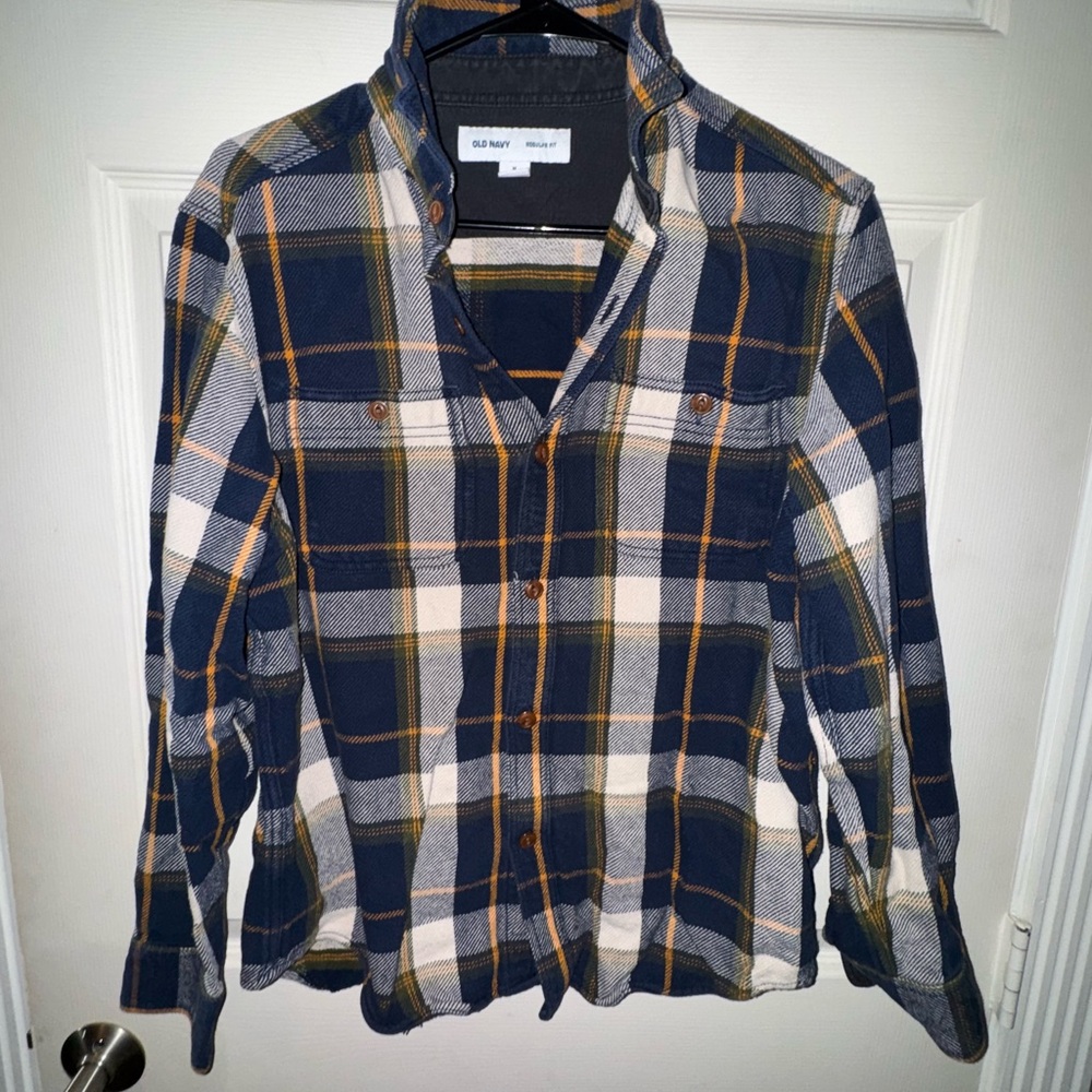 Old Navy Plaid Button-Up Shirt